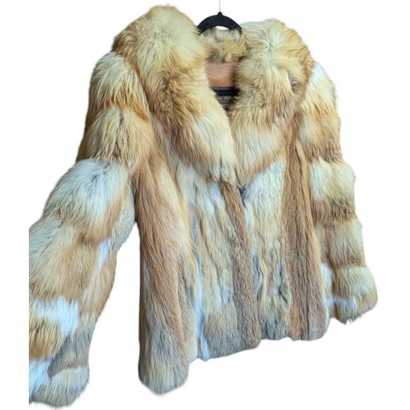 Vintage Real Red Fox Fur Jacket – Western Furs Canada – Size Medium - Picture 4 of 9